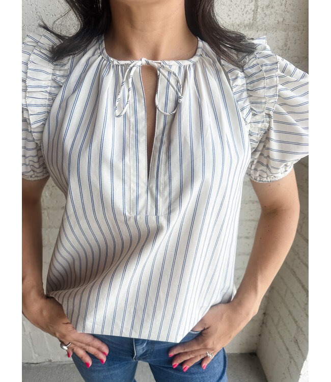 EVIE STRIPE BLOUSE