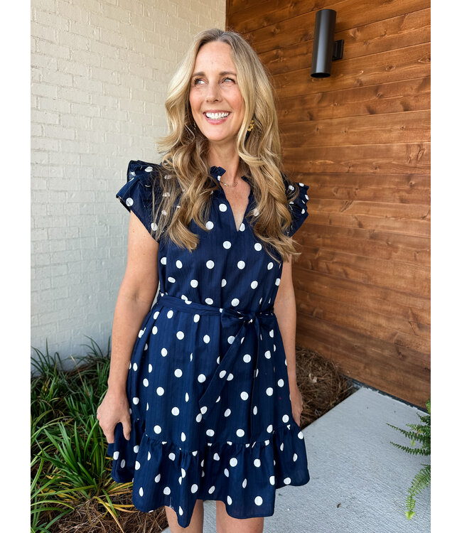 CARYN POLKA DRESS