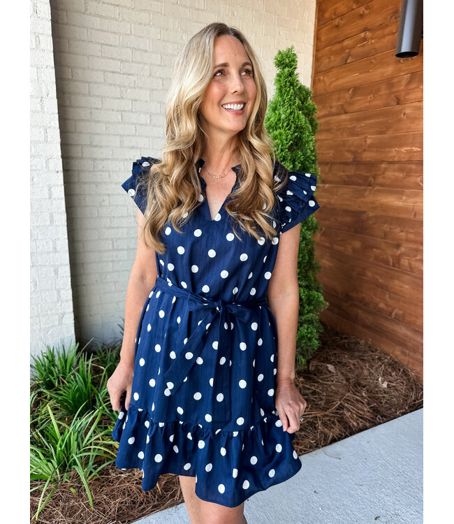 CARYN POLKA DRESS