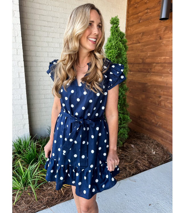 CARYN POLKA DRESS