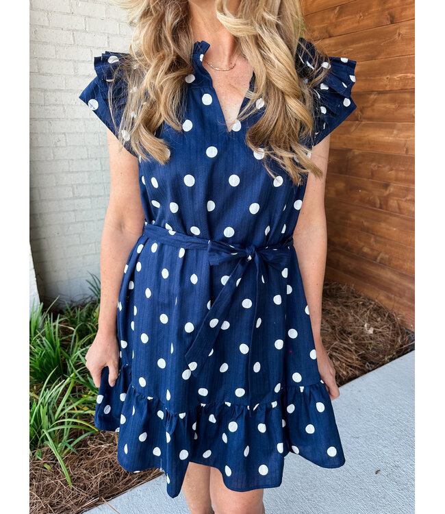 CARYN POLKA DRESS