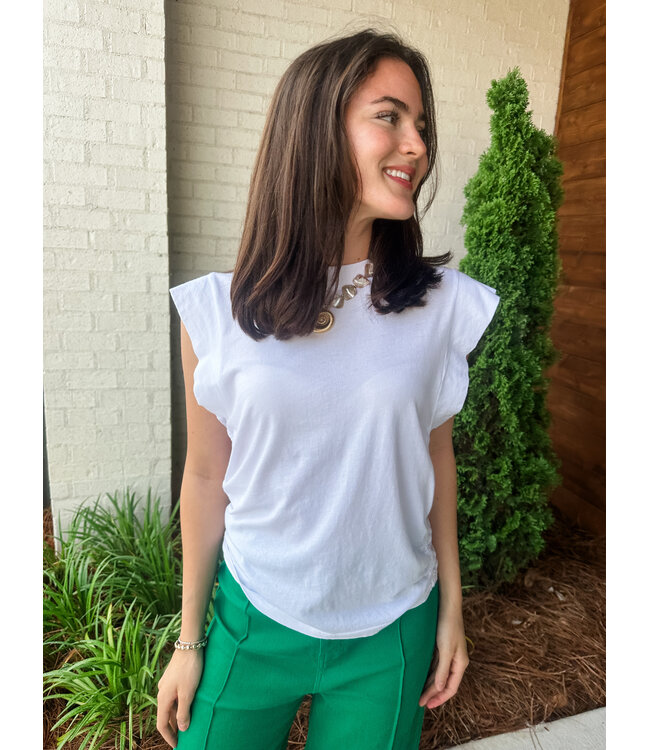 ELLIE DRAWSTRING TEE