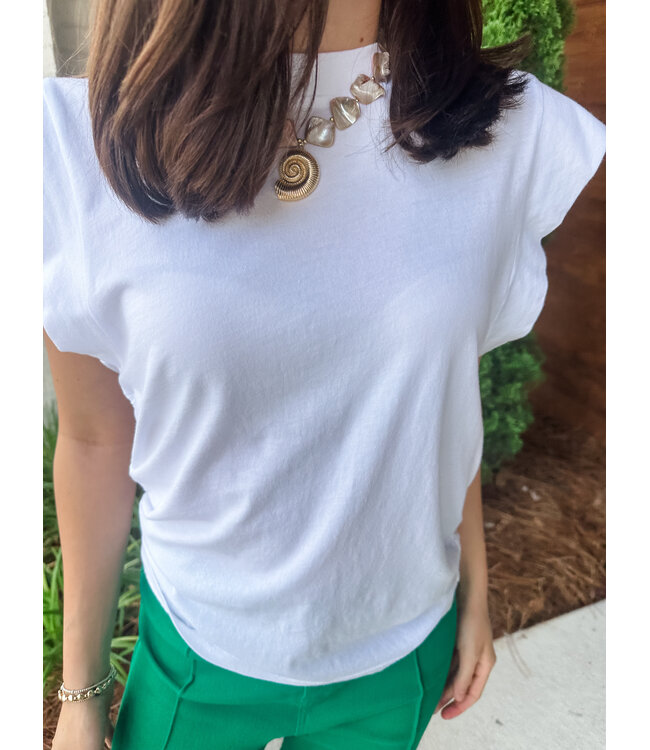 ELLIE DRAWSTRING TEE