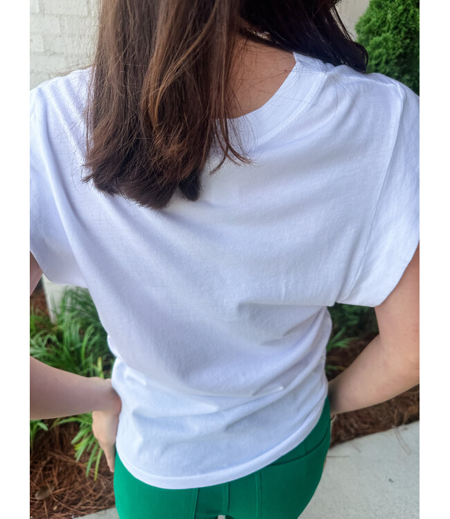 ELLIE DRAWSTRING TEE