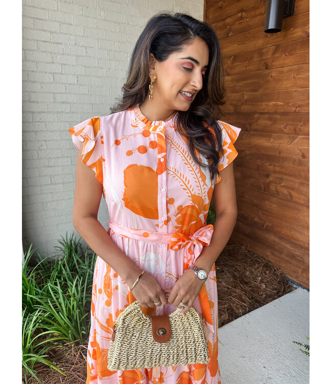 LENIRA FLORAL DRESS