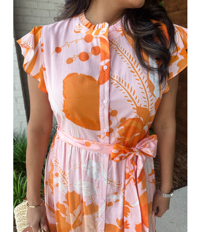 LENIRA FLORAL DRESS