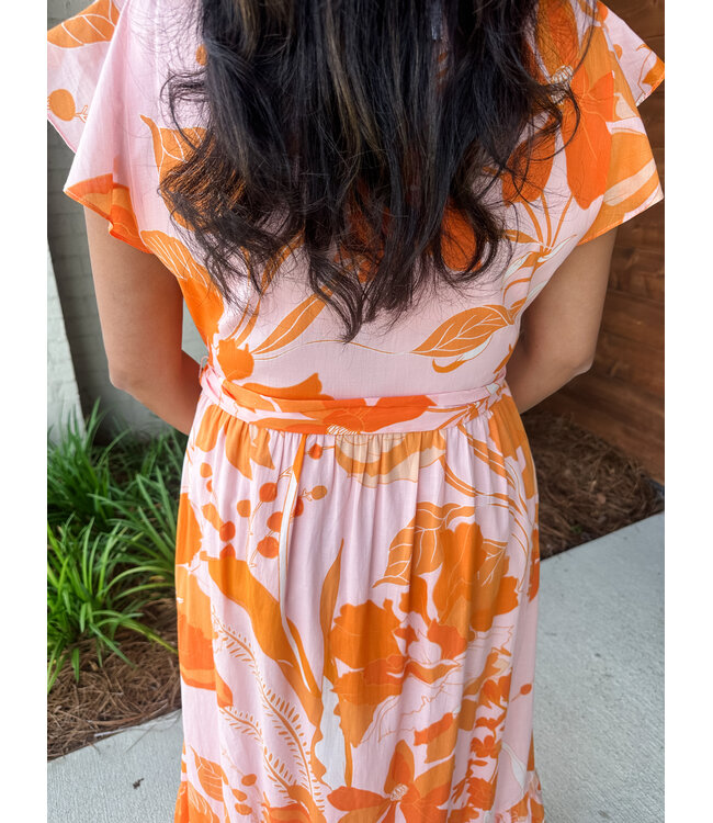 LENIRA FLORAL DRESS