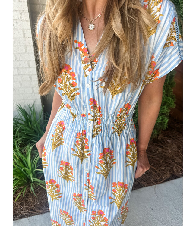 ANNEY STRIPE DRESS