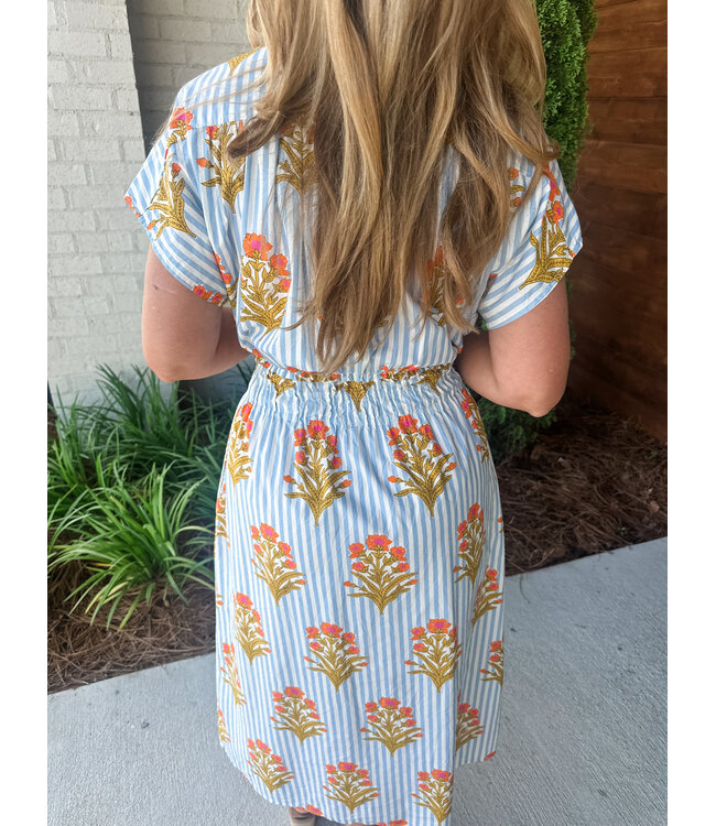 ANNEY STRIPE DRESS