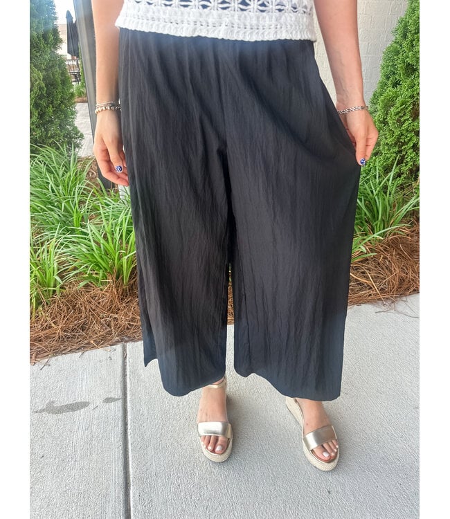 CRINKLE WIDE LEG PANT