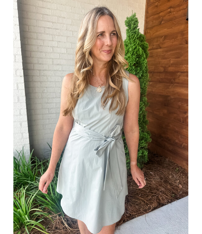 BELTED DEMI DRESS