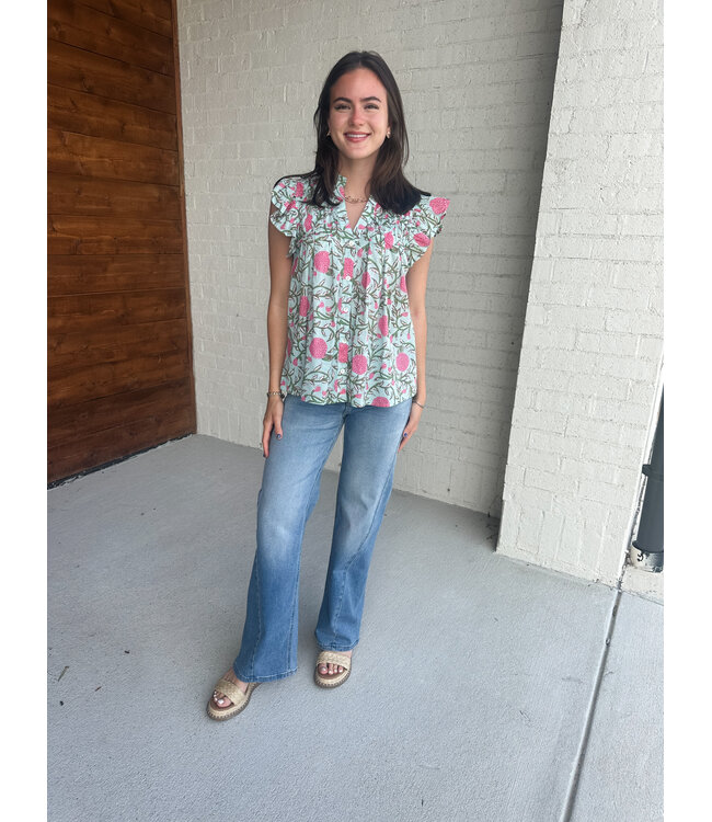 ALEC FLUTTER BLOUSE