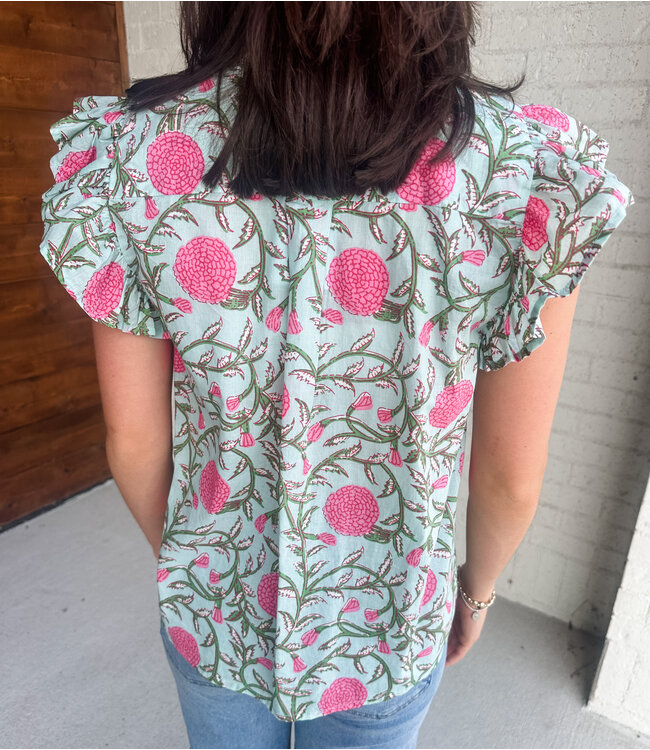 ALEC FLUTTER BLOUSE