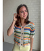 STRIPE CROCHET CARDY