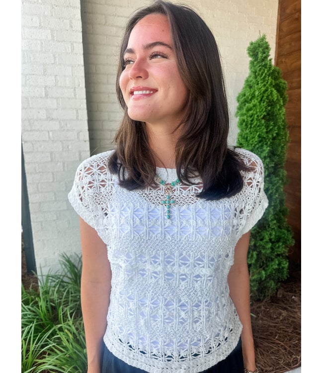 CALI CROCHET TOP