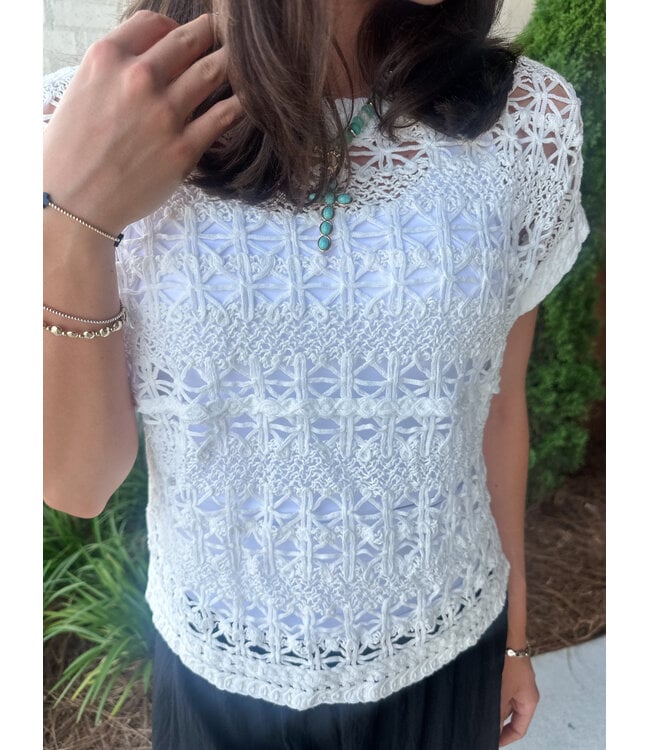 CALI CROCHET TOP