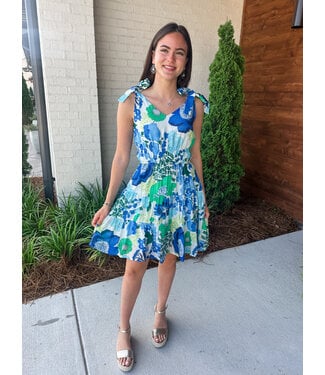 SHOULDER TIE DRESS