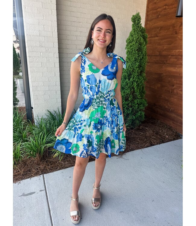 SHOULDER TIE DRESS