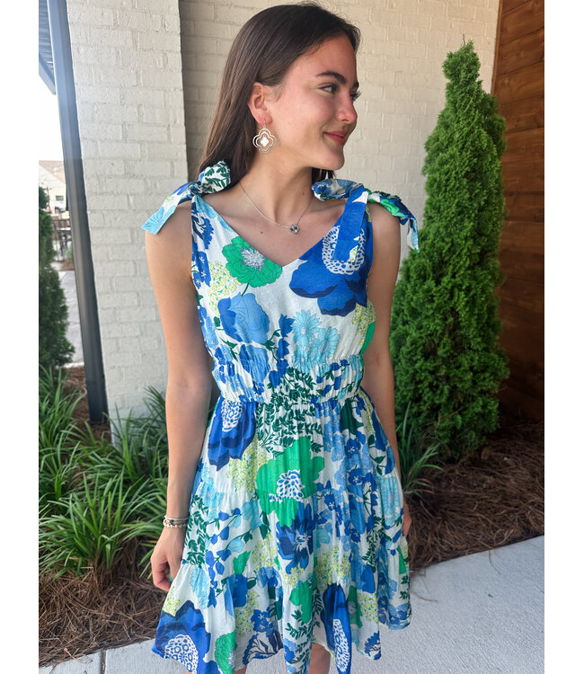SHOULDER TIE DRESS