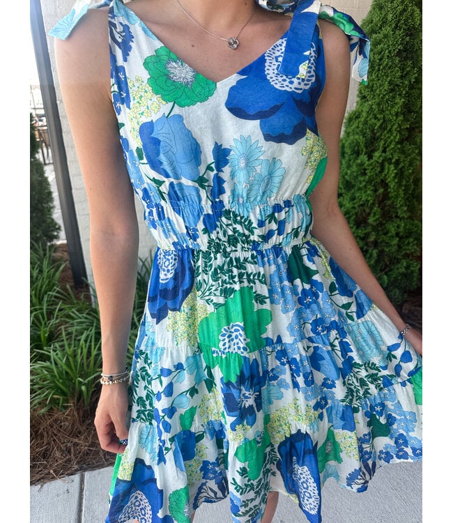 SHOULDER TIE DRESS