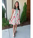 GINGHAM FLORAL DRESS