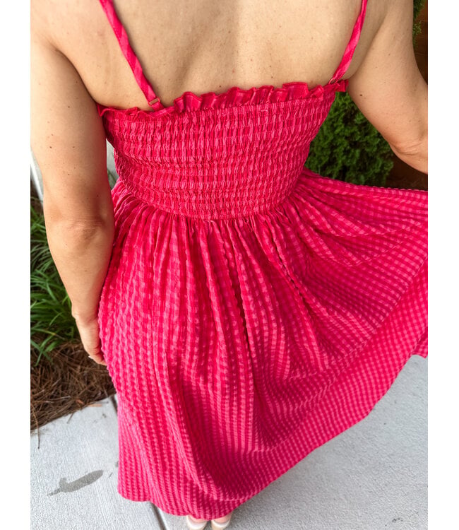 GILL GINGHAM DRESS