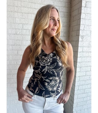 COWL JACQUARD TOP