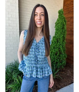 KINNA RUFFLE TOP