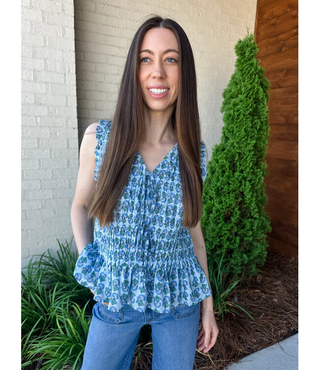 KINNA RUFFLE TOP