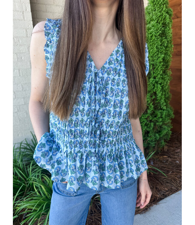 KINNA RUFFLE TOP