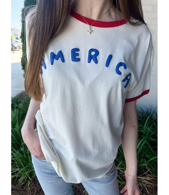 AMERICA PUFF TEE