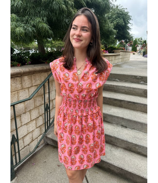 ENARA SMOCK DRESS