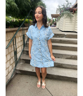 LINY EMBROIDER DRESS