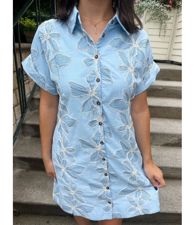 LINY EMBROIDER DRESS