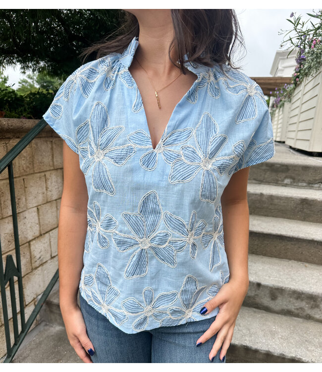 GLORIA EMBROIDER TOP