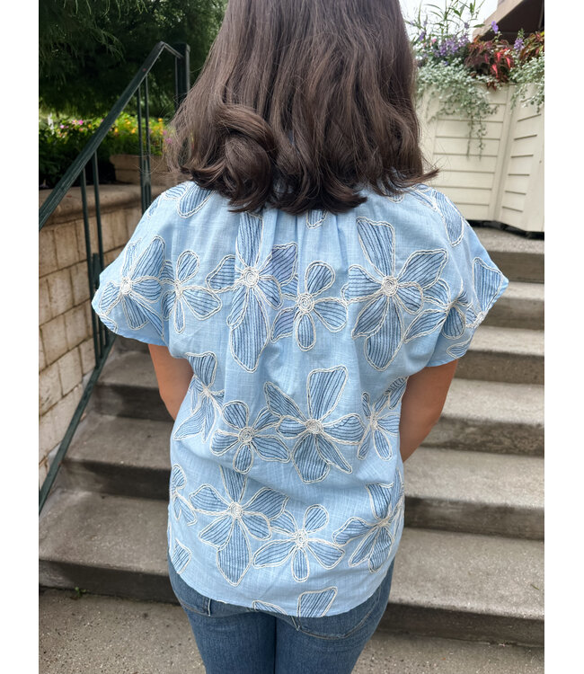 GLORIA EMBROIDER TOP