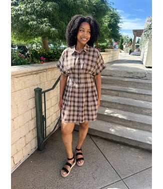 RUSTIC PLAID DRESS