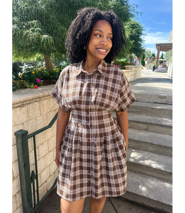 RUSTIC PLAID DRESS