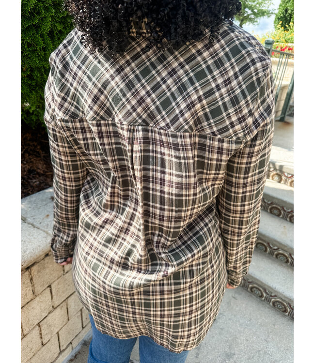 WANDER PLAID TOP