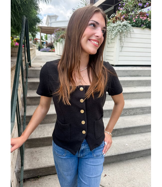 DELLY PATCH POCKET TOP