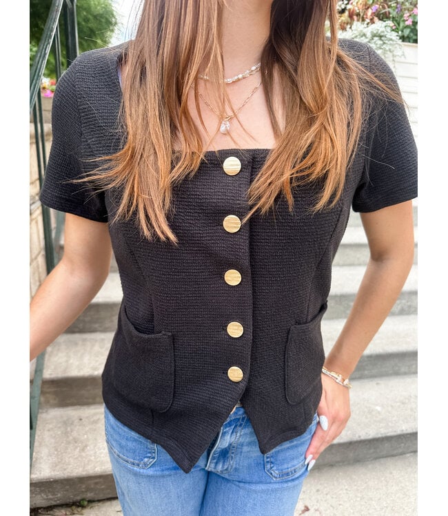 DELLY PATCH POCKET TOP