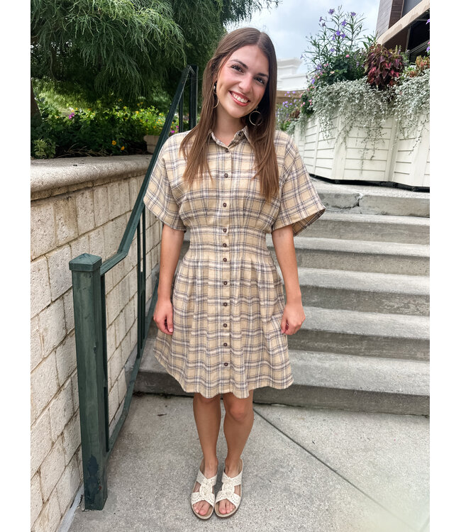 RUSTIC PLAID DRESS
