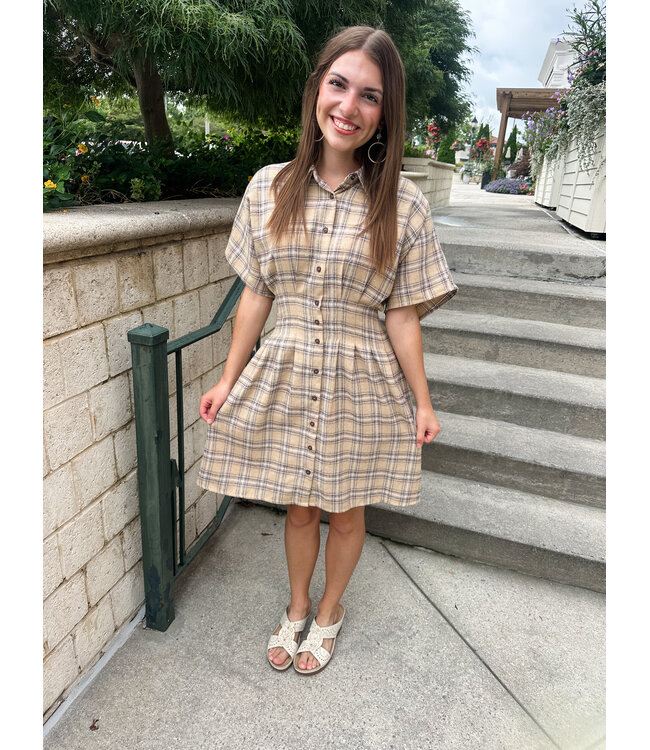 RUSTIC PLAID DRESS