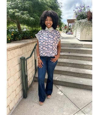 MID RISE FLARE DENIM