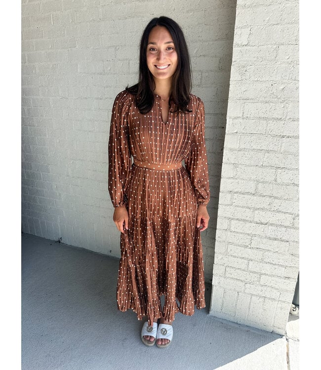 PRESTIN PLEATS DRESS