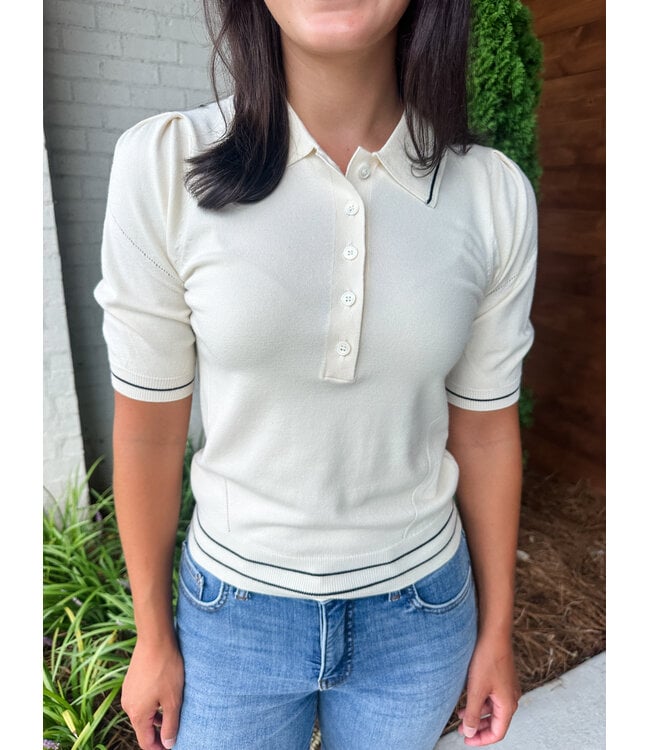 PRITA POLO SWEATER