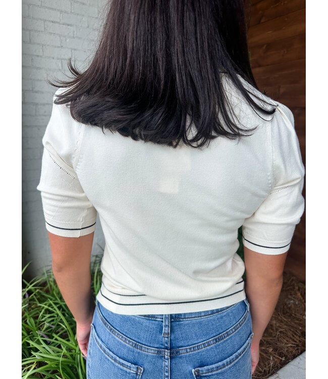 PRITA POLO SWEATER