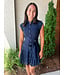 POLKA BUTTON DRESS
