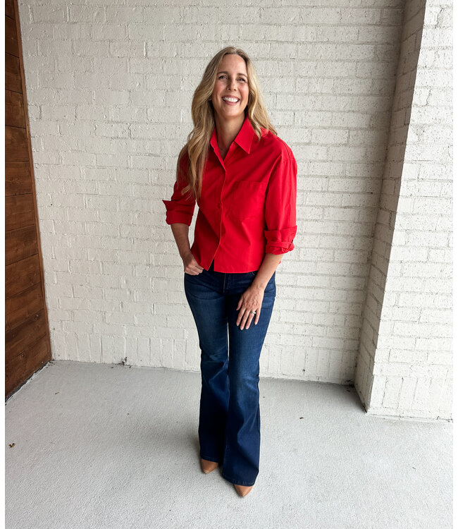 RALLY BUTTON DOWN TOP