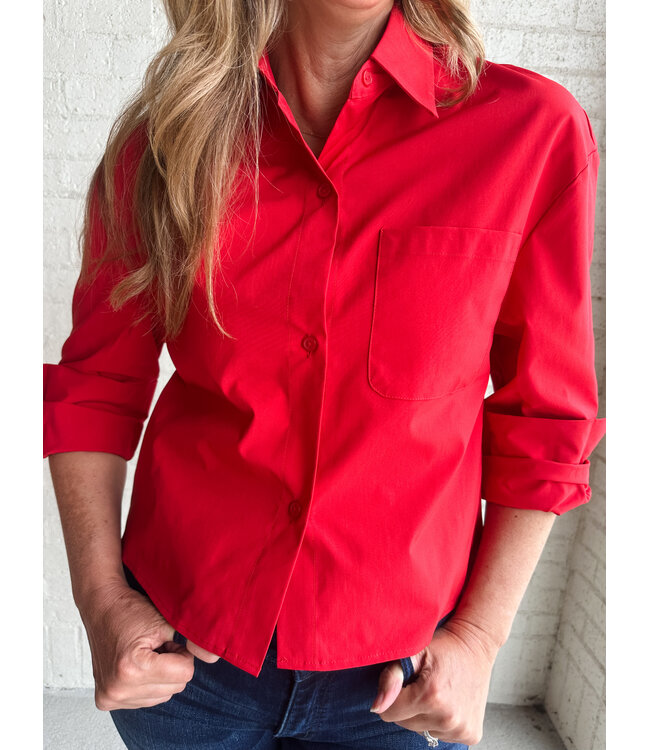 RALLY BUTTON DOWN TOP